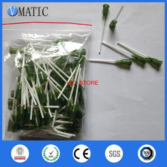 Free Shipping 100Pcs Glue Dispensing Needle 14G Pp Flexible Needle 38mm(1.5'') PP Flexible Needle 1-1/2 Inch