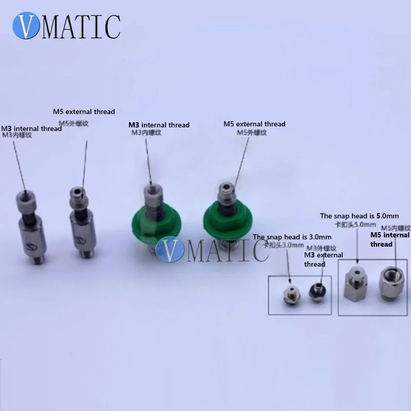 SMT Nozzle Threaded Detachable Replacement Tip Pick and Place Machine | Component Picking
