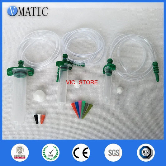 Free Shipping High Recommendation Liquid Dispenser Solder Paste Adhesive Glue Syringe + Dispensing Needle Tip