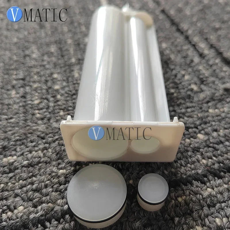 Free Shipping 2Pcs AB Epoxy Gun Cartridge 50 ml/cc Syringe 4:1 Two-Component Caulking Cartridge 4:1