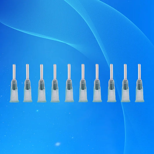 Free Shipping Non Sterilized 100Pcs/Set 14G Solder Paste Adhesive Glue Liquid Dispensing Needle 1/2 Inch Welding Fluxes