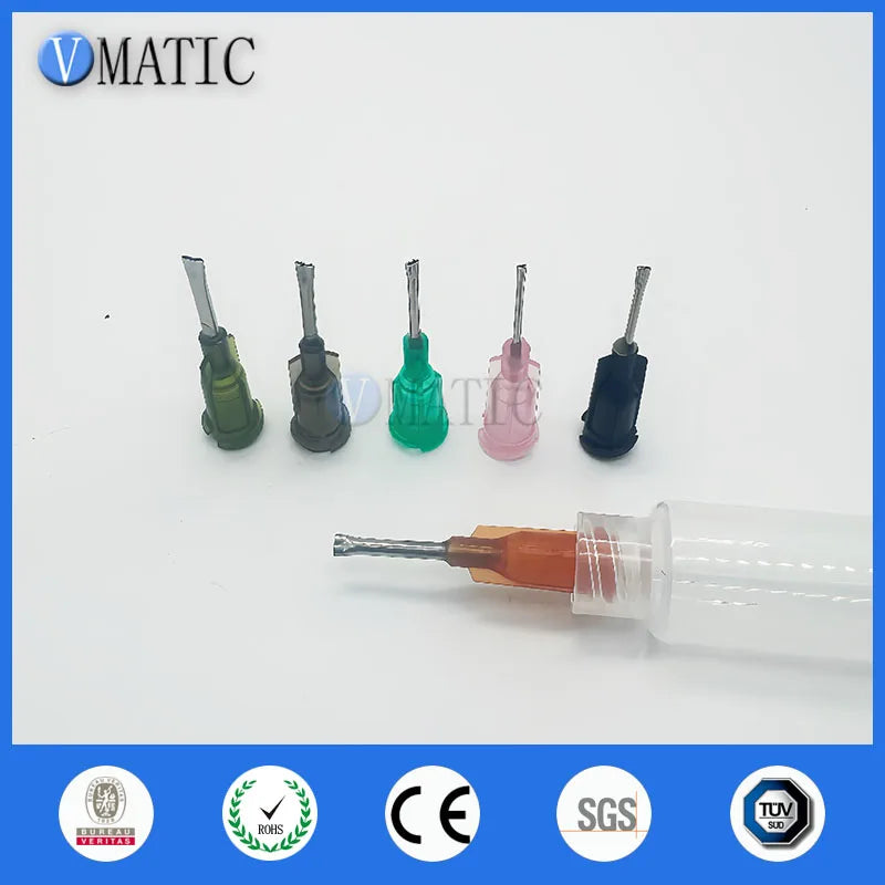 AAA Free Shipping 15G Flat Dispensing Needle Tips 1/2 Inch With Factory Price Glue Dispenser Blunt Needle Tips