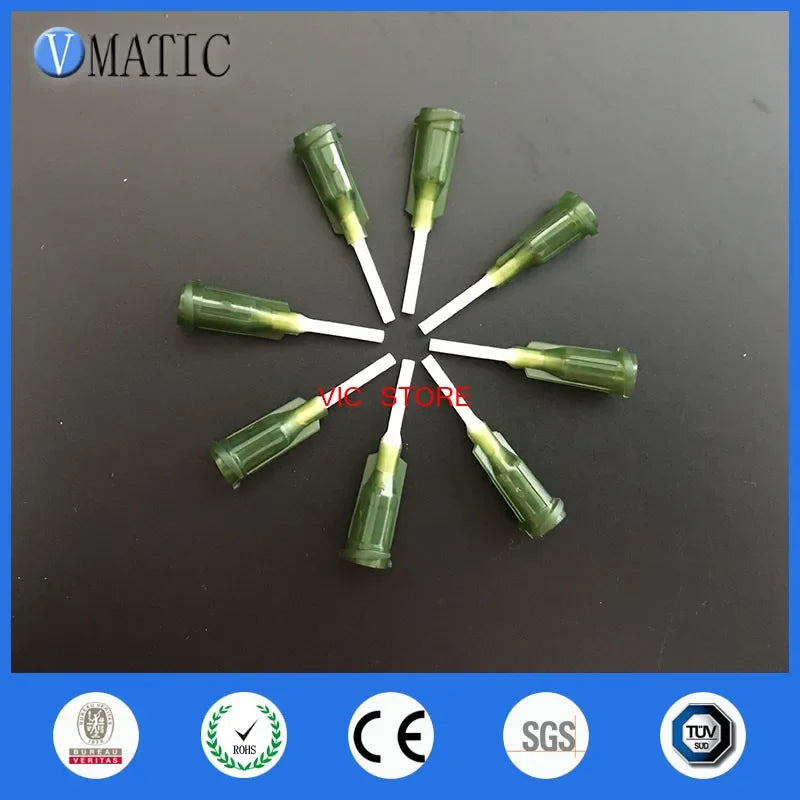 Free Shipping 100Pcs 1/2 Inch (0.5'') 14G Polypropylene Flexible Dispensing Needle Plastic Tip