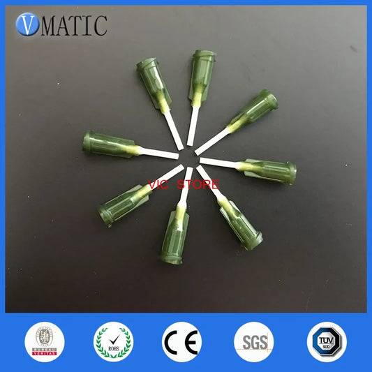 Free Shipping 100Pcs Flexible Needle Tips 14G 1/2 Inch Luer Lock Blunt Dispenser Needles