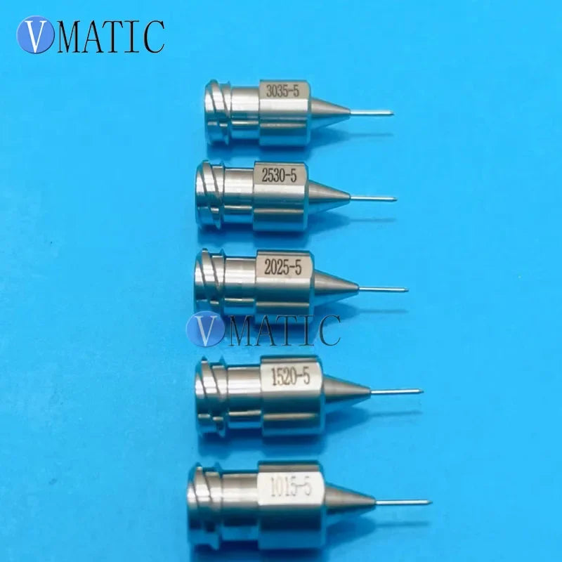 316 Stainless Steel, One-Piece Design Extended Dual-Thread Precision Dispensing Needle - 5mm Ultra-Thin Tip with Micro-Bore