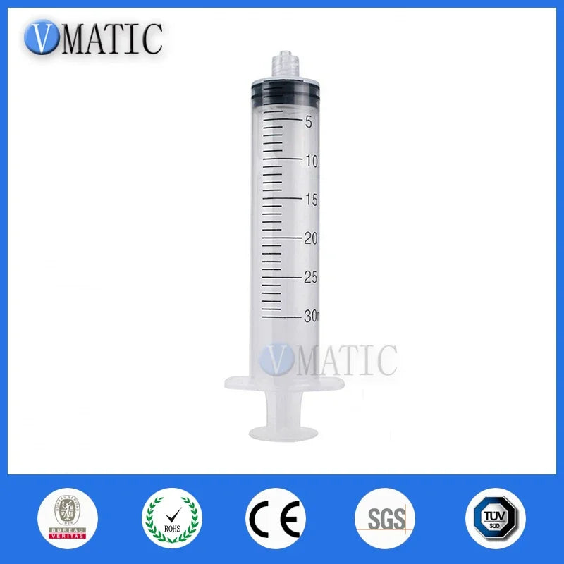 Free Shipping High Recommendation 30ml/30cc Luer Lock Glue Dispensing Plastic  Manual Syringe