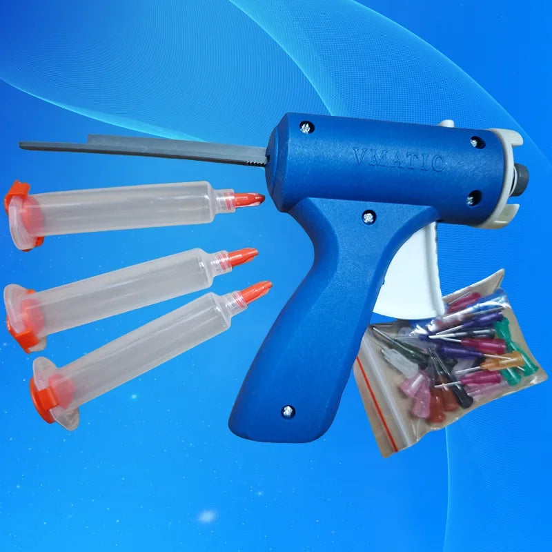 ‌Professional UV Glue Dispenser Gun 10cc | LCD Screen Repair Kit Precision Needle Tips & Video Guide‌