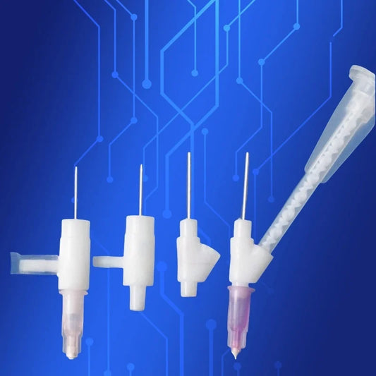 ‌Industrial Dispensing Valve 10-Pcs | POM Mini Connectors for Potting Tools