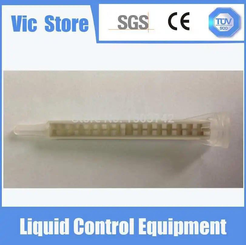 Free Shipping Golden Color 30Pcs Resin Square Static Mixer FMF6-16 Mixing Nozzles For Duo Pack Epoxies