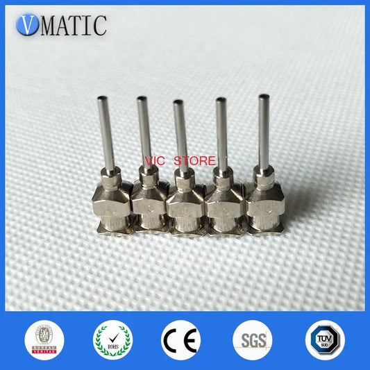 Free Shipping High Precision 0.5'' 16G Stainless Steel Glue Dispensing Tip 12Pcs Liquid Dispenser Needles 1/2 Inch