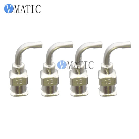 Free Shipping 12Pcs 1/2 Inch 90 Degree Bent 17/18/19/20/21/22/23/24/25/26/27/28/30G Stainless Steel Blunt Dispensing Needle