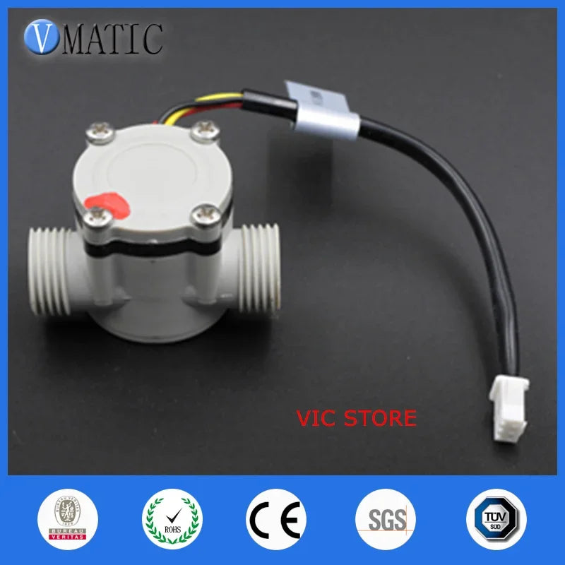 Free Shipping Plastic Magnetic Water Hall Meter Machinery Pipe Sensor Flow Sensor VC168
