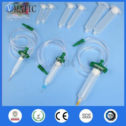 ‌Precision Luer Lock Dispensing Syringe Kit | Solder Paste & Epoxy Applicator for Electronics Assembly‌
