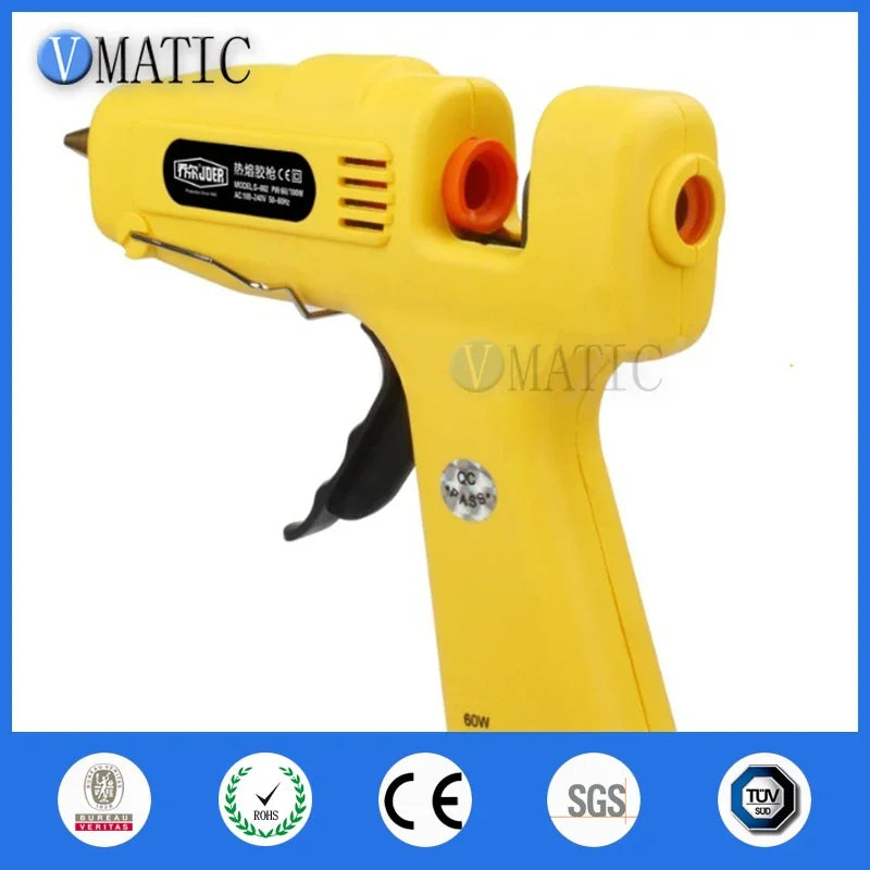 Free Shipping 60-100W Glue Dispensing Gun Dispenser Gun, Hot Melt Glue Gun Temperature Adjustable Repair 220V Wholesale Glue Gun