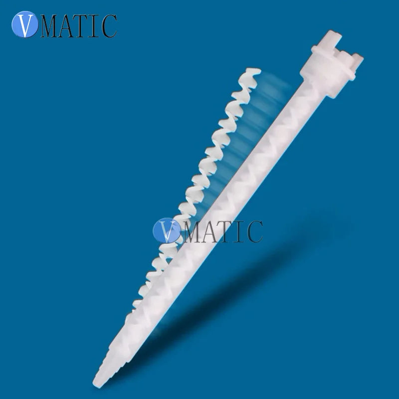 MF08-18 Static Mixing Tube for Two-Part Adhesives, Bayonet Mount, 18 Helical Elements - Dispensing Consumable