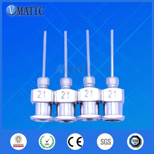 Free Shipping 0.5'' Length 21G All Metal Blunt Stainless Steel 12 Pcs Glue Dispensing Syringe Needle Tips 1/2 Inch