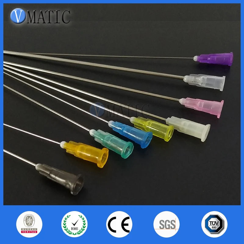 Free Shipping High Quality 100mm 10cm Tube Length Glue Fluid Adhesive Oil Ink Dispensing Blunt Needle