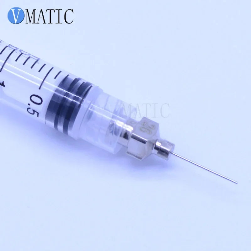 Free Shipping 12Pcs 1/2 Inch Needle Tip Length 26G Stainless Steel Epoxy Glue Dispensing Needles
