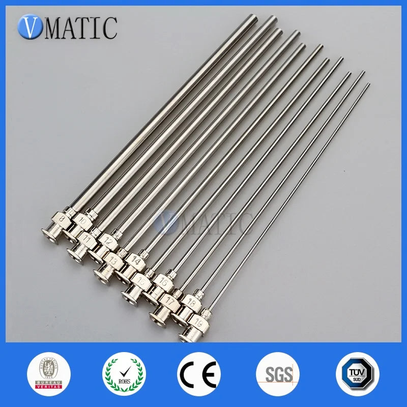 Free Shipping 10 Pcs 8 - 30G Tube Length 10cm 100mm Ce Approved Glue Fluid Liquid Dispensing Needle