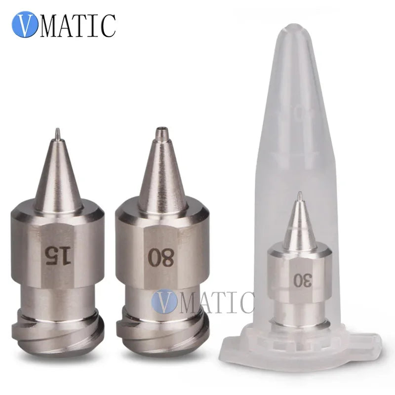 Double Thread Custom High Precision Micro Stainless Steel Dispensing Needle Glue Dispenser Nozzle