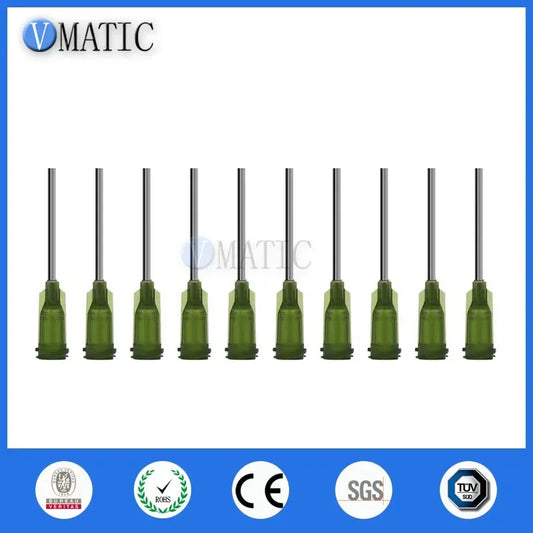 ‌14G Industrial Dispensing Needles 100PCS | Stainless Steel Tips with Safety Lock Hub for SMT Free Shipping‌ ﻿