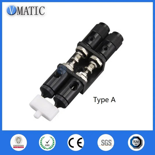 Manual Dual Fluid AB Mixing Needle Epoxy Glue Dispensing Air Control Pneumatic Valve