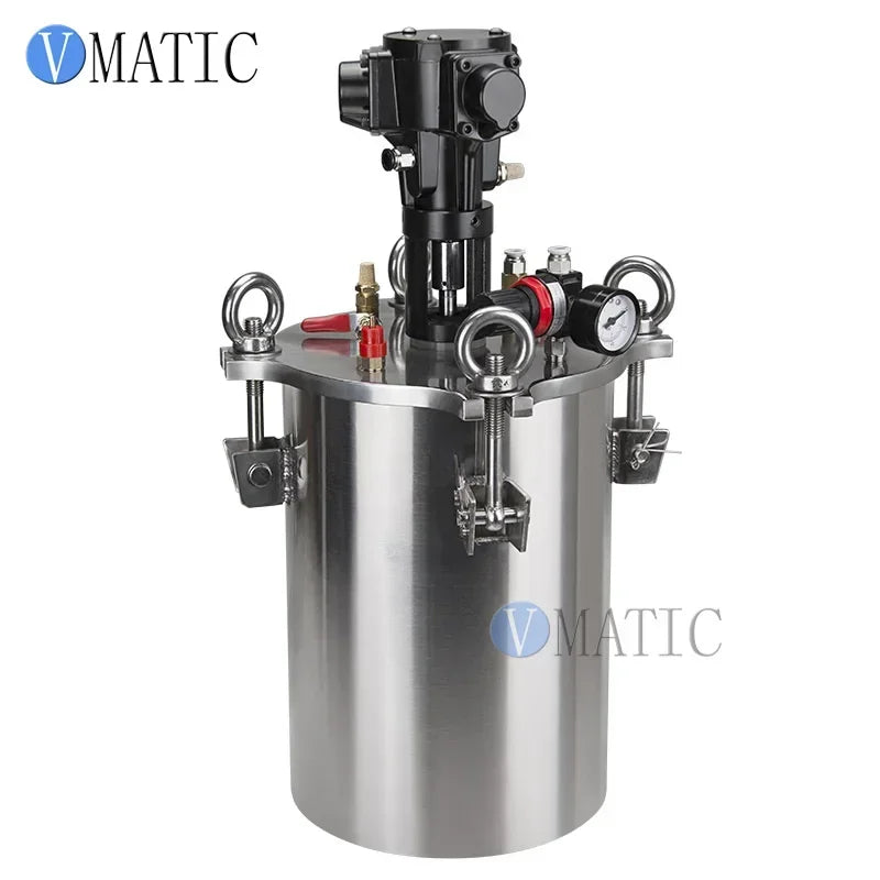 High Quality Glue Liquid Dispensing Pneumatic Mixing Stainless Steel Air Pressure Tank Container