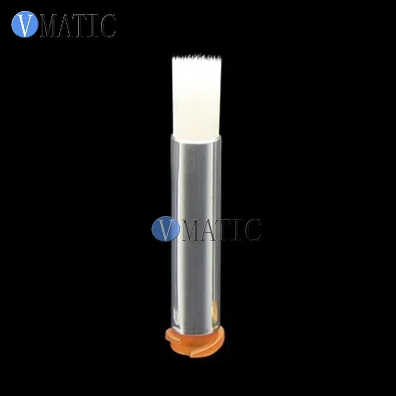 Free Shipping 25G 6mm Brush Tip Needle Double Screw Thread Needles EFD Soft Brush Needle Round Mouth Dispensing Needle