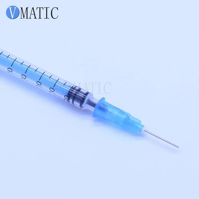 Free Shipping 100Pcs 23G 1/2 Inch Plastic Blunt Needle Tip