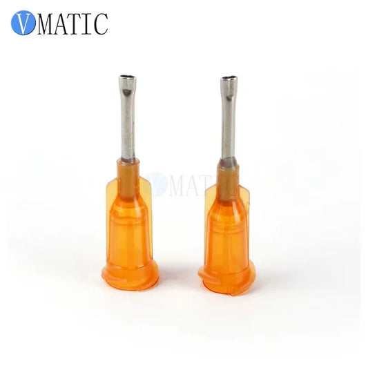 Free Shipping 0.5'' 15G Flat Liquid Dispensing Needle Glue Dispense Needle 1/2 Inch