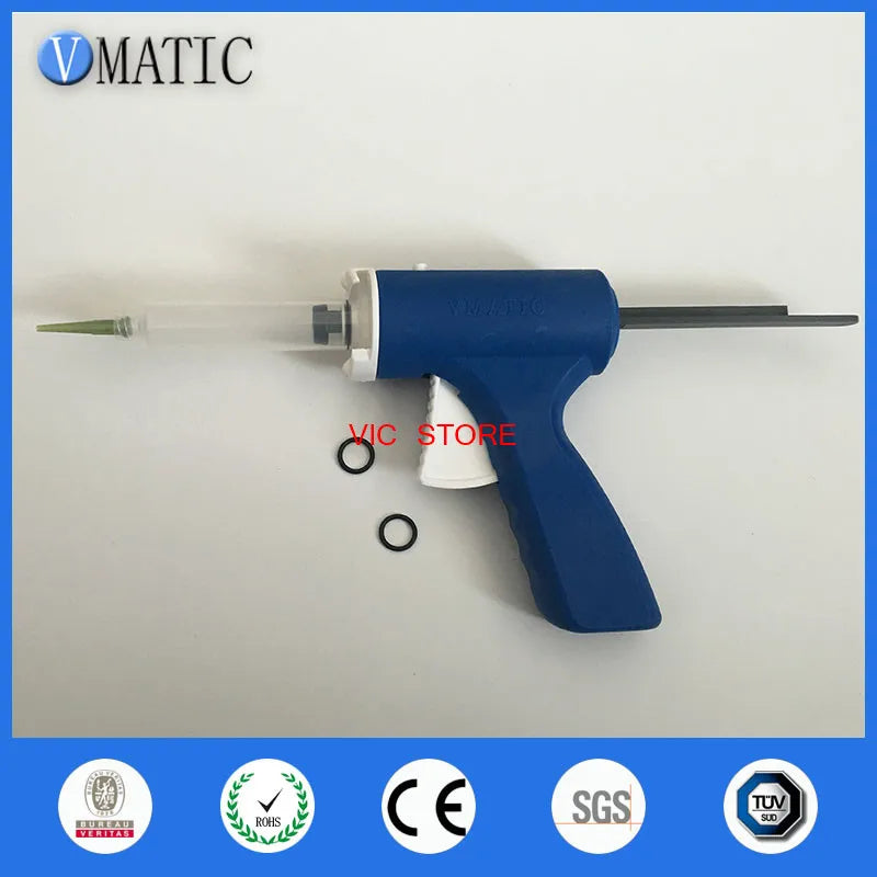 Free Shipping Blue 10cc Syringe Manual Glue Gun