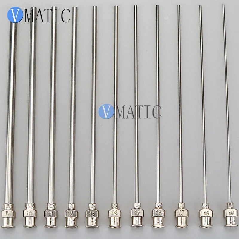Free Shipping 10pcs 10G-30G Tube Length 10cm 100mm Ce Approved Dispensing Metal Tips