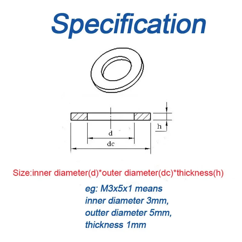 M3 M3.5 M4 M5 M6 M8 M10 M12 M14 M16 M18 M20 Clear Nylon Flat Washer PE Plastic Screw Gasket Insulation Spacer Seals Rings