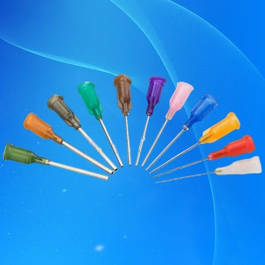 High Quality Non-Sterilized Wholesale 1000Pcs 1 Inch Tube Length Precision Blunt S.S. Dispensing Needle Tips 14G~27G