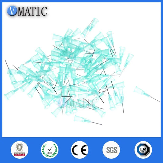 Free Shipping 100pcs Dispensing Needles Bayonet 21 Gauge 1/2 Inch Blunt Tip Syringe Needle 21Ga For Industrial Mixing Liquid