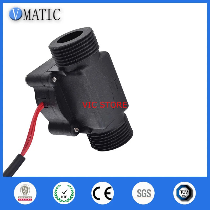 High Quality VC678-1 Black Plastic Electronic Hot Automatic Sensor Toilet Flush Valve Toilets Magnetic Water Flow Switch