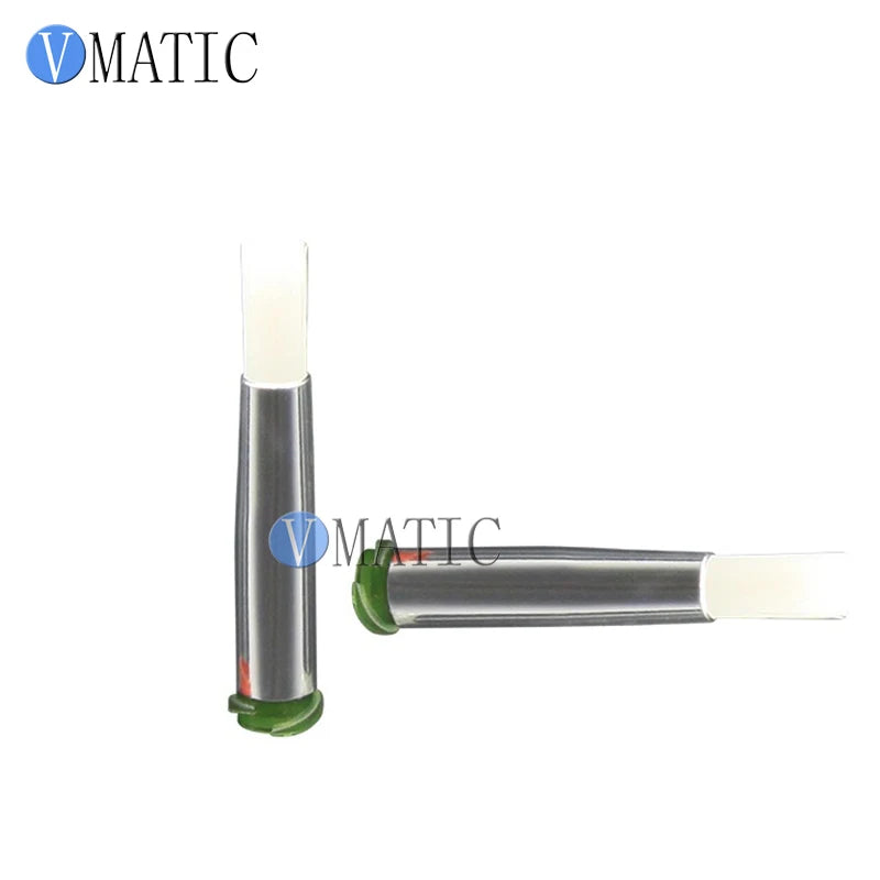 High Quality 10Pcs 14G Dia 5mm Round Brush Tip Liquid Glue Dispensing Syringes Needle Brush Tip