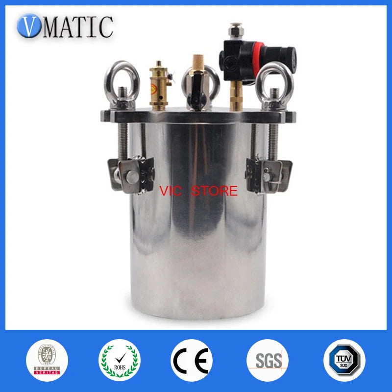 Free Shipping 2L Adhesives Dispensing Pressure Tank For Silicone Sealant