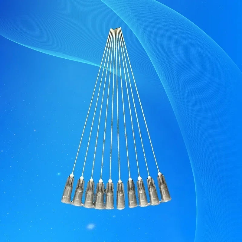 ‌22G Blunt Dispensing Needles 10cm | Stainless Steel Liquid Refilling Tips for Adhesive/Ink/Resin (100mm Industrial Precision Ne