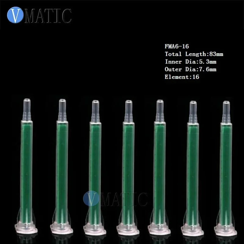 Free Shipping Resin Square Static Mixer FMF 6-16 Mixing Nozzles For Duo Pack Epoxies