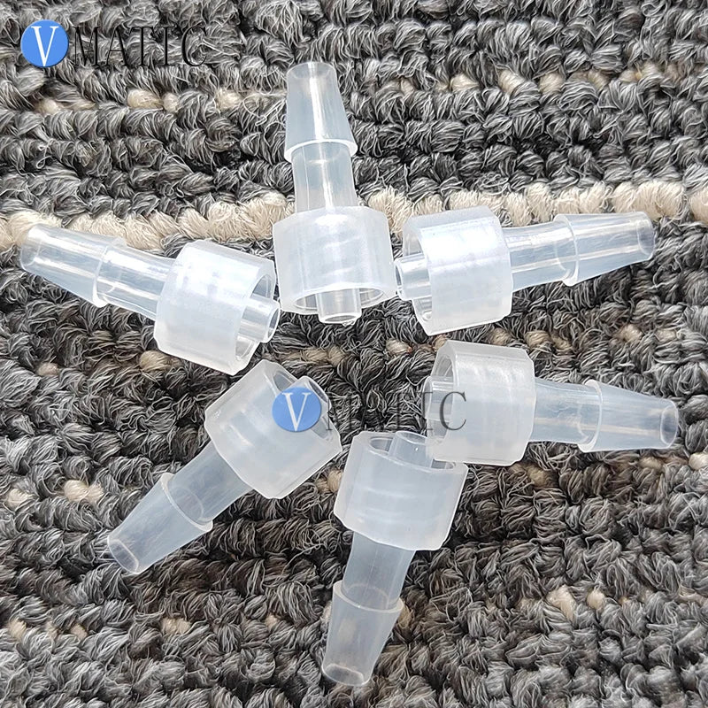 Free Shipping Plastic Straight Hose Barb Pipe Fitting Joiner 3/16 Inch Male Connector Coupler Adapter For Fuel Gas Water 10 Pcs
