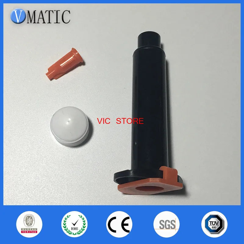 2023 Factory Price 50cc/ 50ml Black Syringe Barrel Set Glue Dispensing Syringe 10sets/bag With High Quality