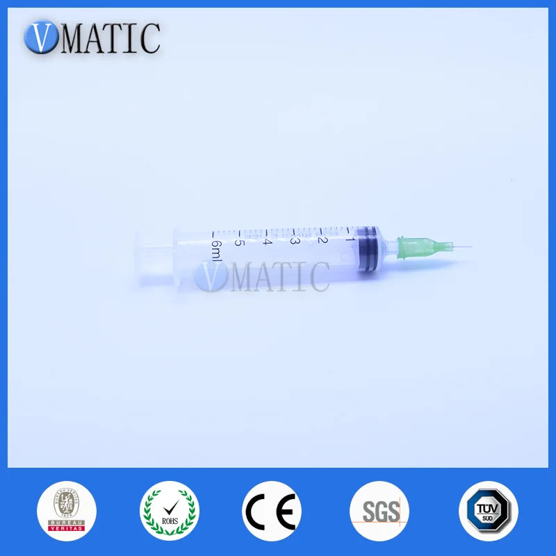 Free Shipping Non Sterilied 6cc 6ml Plastic Manual Syringe (Without Include Any Needle)
