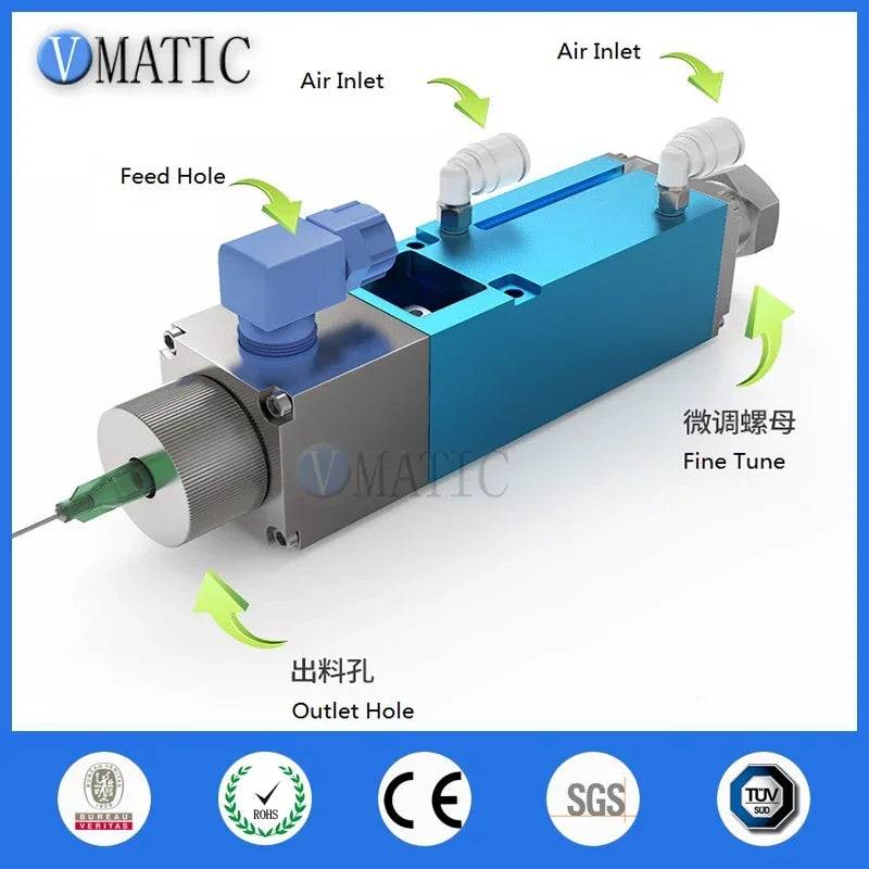 ‌Double Action Pneumatic Suck Back Valve | High-Flow Glue Dispensing System Free Shipping‌