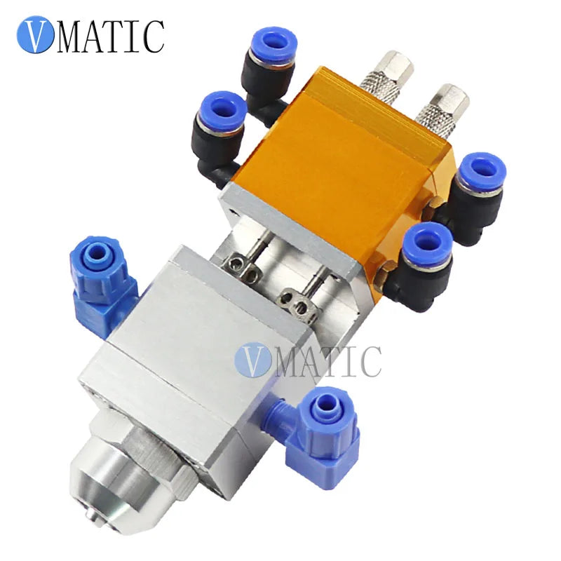 High Quality Dual Fluid Suction Lift Large Flow Double Acting Cylinder AB Glue Dispensing Valve