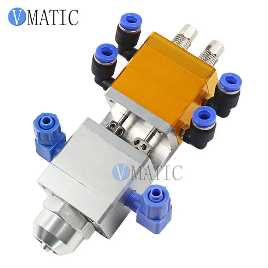 High Quality Dual Fluid Suction Lift Large Flow Double Acting Cylinder AB Glue Dispensing Valve
