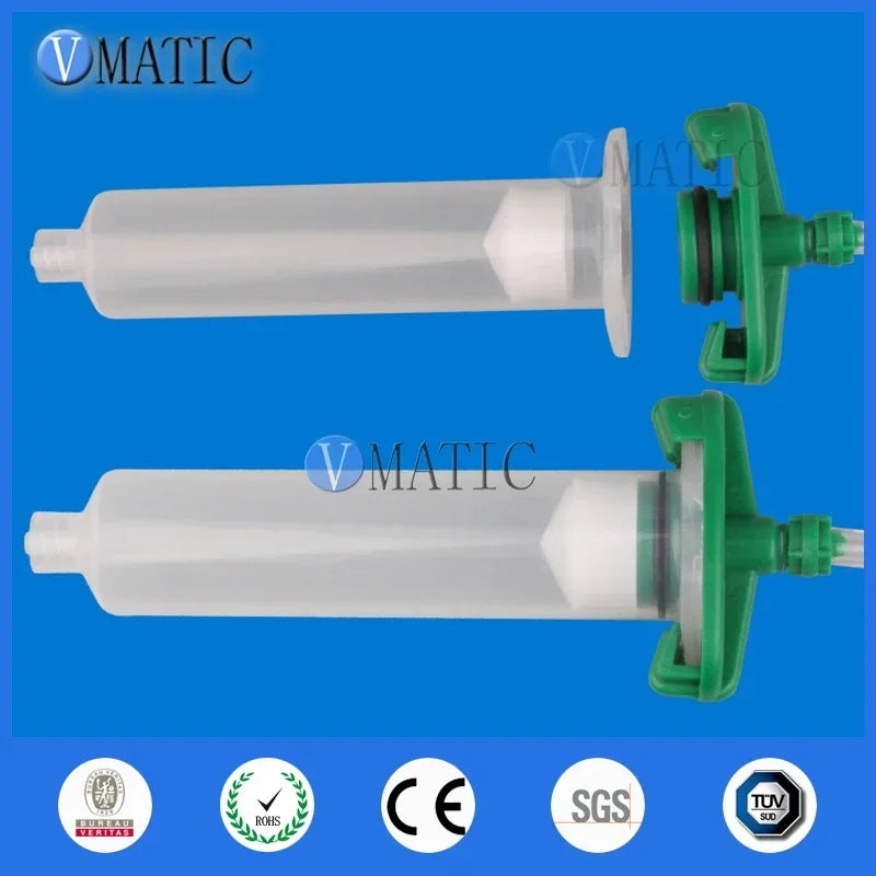 Free Shipping EFD 5Sets Glue Adhesive Fluid Dispensing 3 5 10 30 55 Cc / Ml Pneumatic Syringe Barrel Valve Robot Fitting Adapter