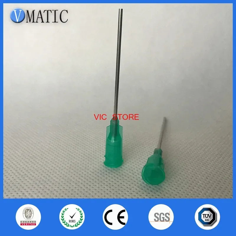 ‌18G Industrial Blunt Dispensing Needles 100PCS | 1" Stainless Steel Tips for SMT Free Shipping‌