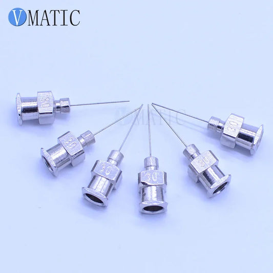 Free Shipping 12Pcs 0.5'' Tip Length 30G Stainless Steel Dispensing Needle Tip 1/2 Inch