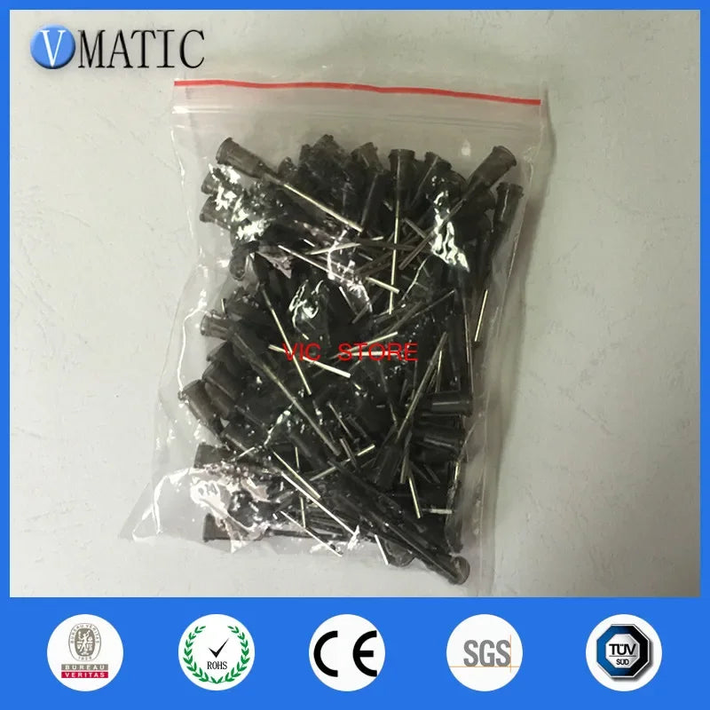 Free Shipping 16G 1'' Longer Pipe Lengths Needle For Liquid Dispenser Adhesive Glue Ink Refilling 100Pcs Glue Dispensing Needle